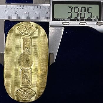 Amazon.co.jp: レプリカ 元禄小判 1695年 鋳造通用 : ホーム